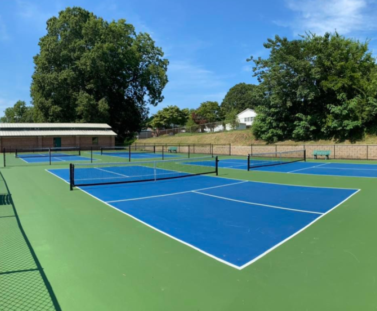 Pickleball Courts and Community Building