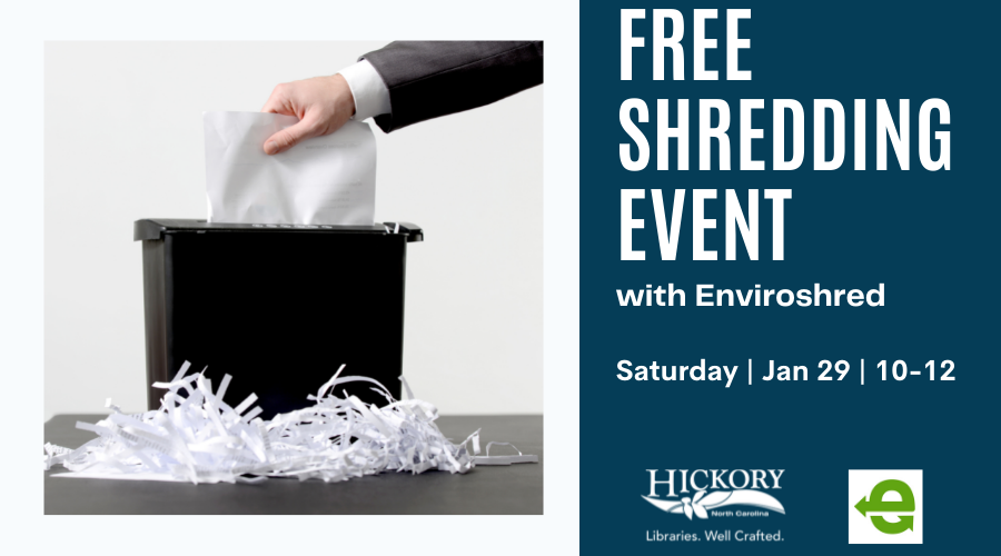 Paper shredder and event information