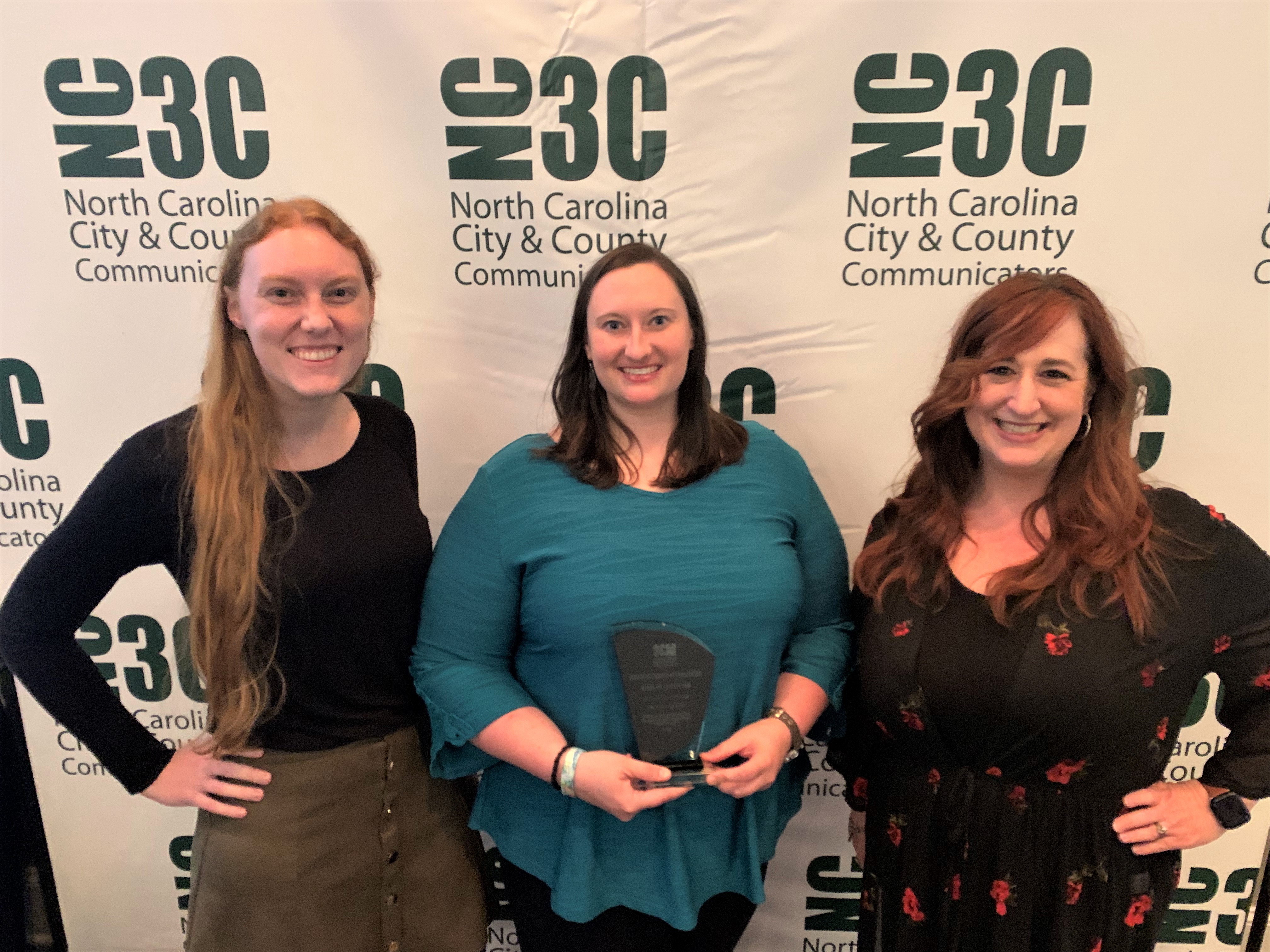 City of Hickory Communications Team with NC3C Award
