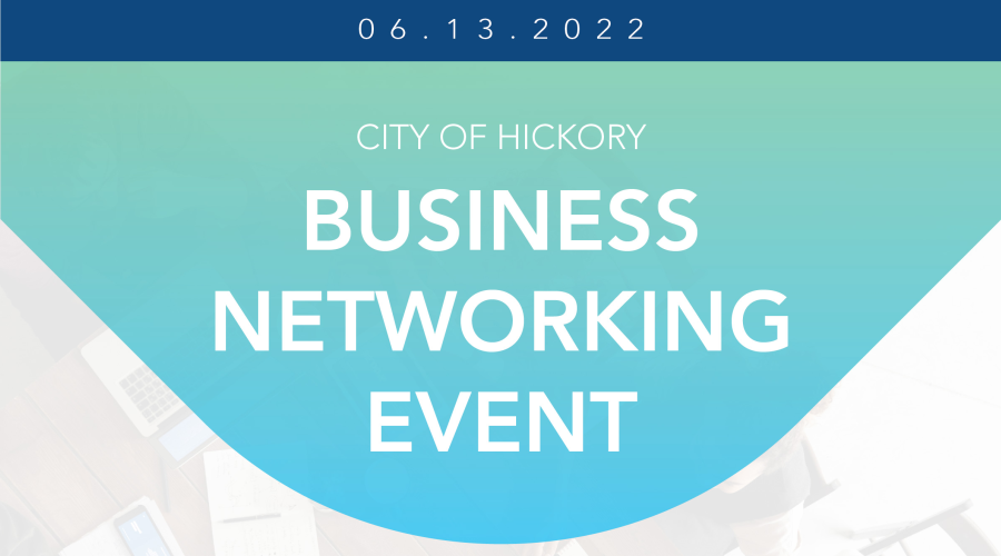 Business networking event flyer