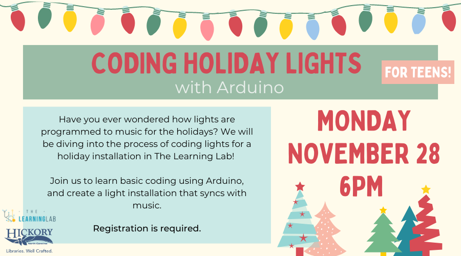 Coding Holiday Lights flyer