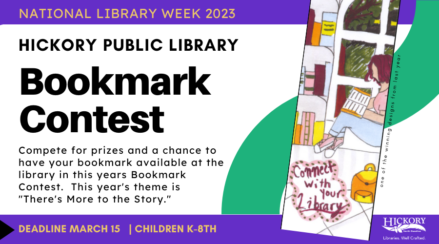 National Library Week Bookmark Contest
