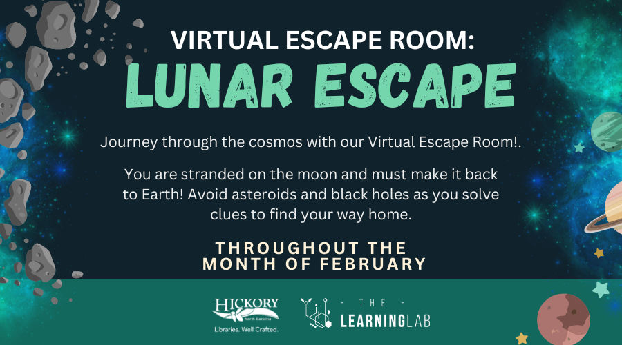 Journey through the cosmos with The Learning Lab’s Virtual Escape Room!