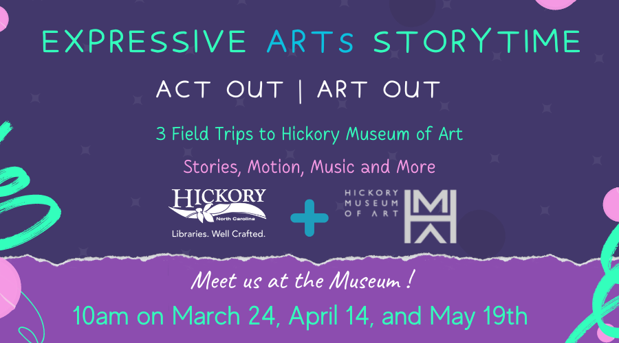 Expressive Arts Storytime at Hickory Museum of Art 