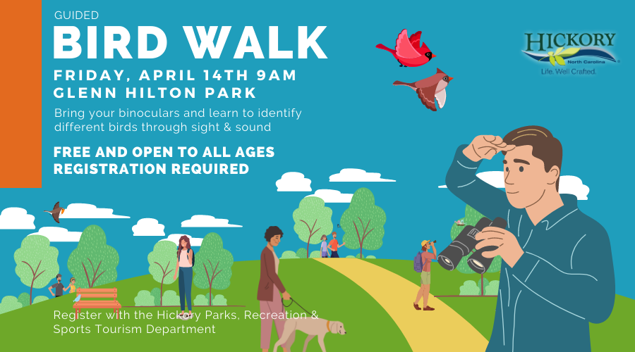 Guided Bird Walk at Glenn Hilton Park | City of Hickory