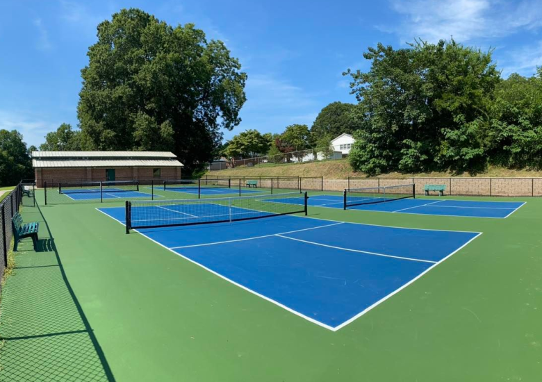Pickleball Courts and Community Building