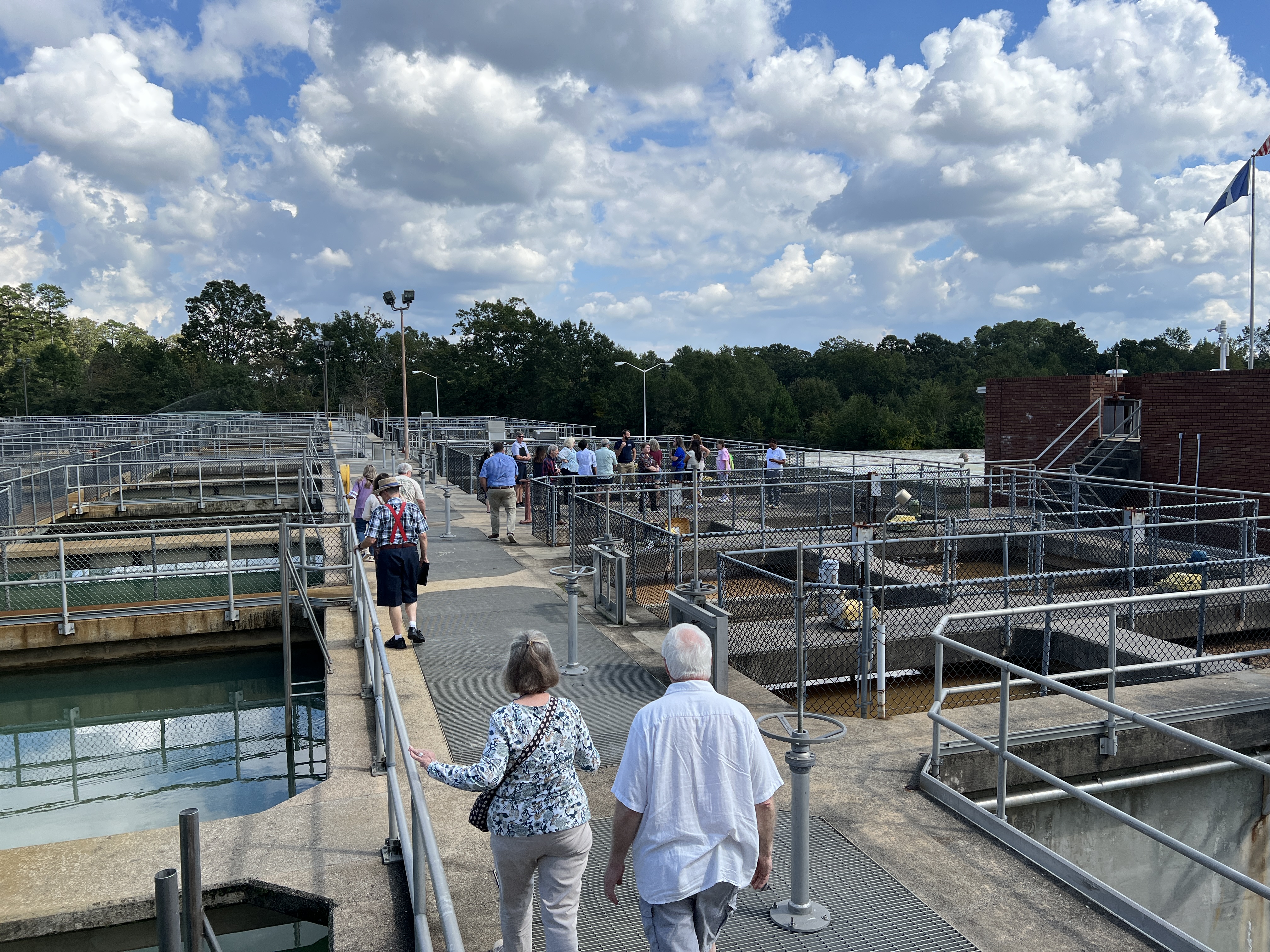 Hickory 101 participants tour the water treatment facility
