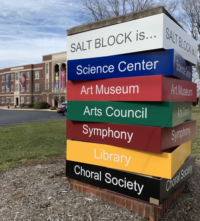 Salt Block Sign