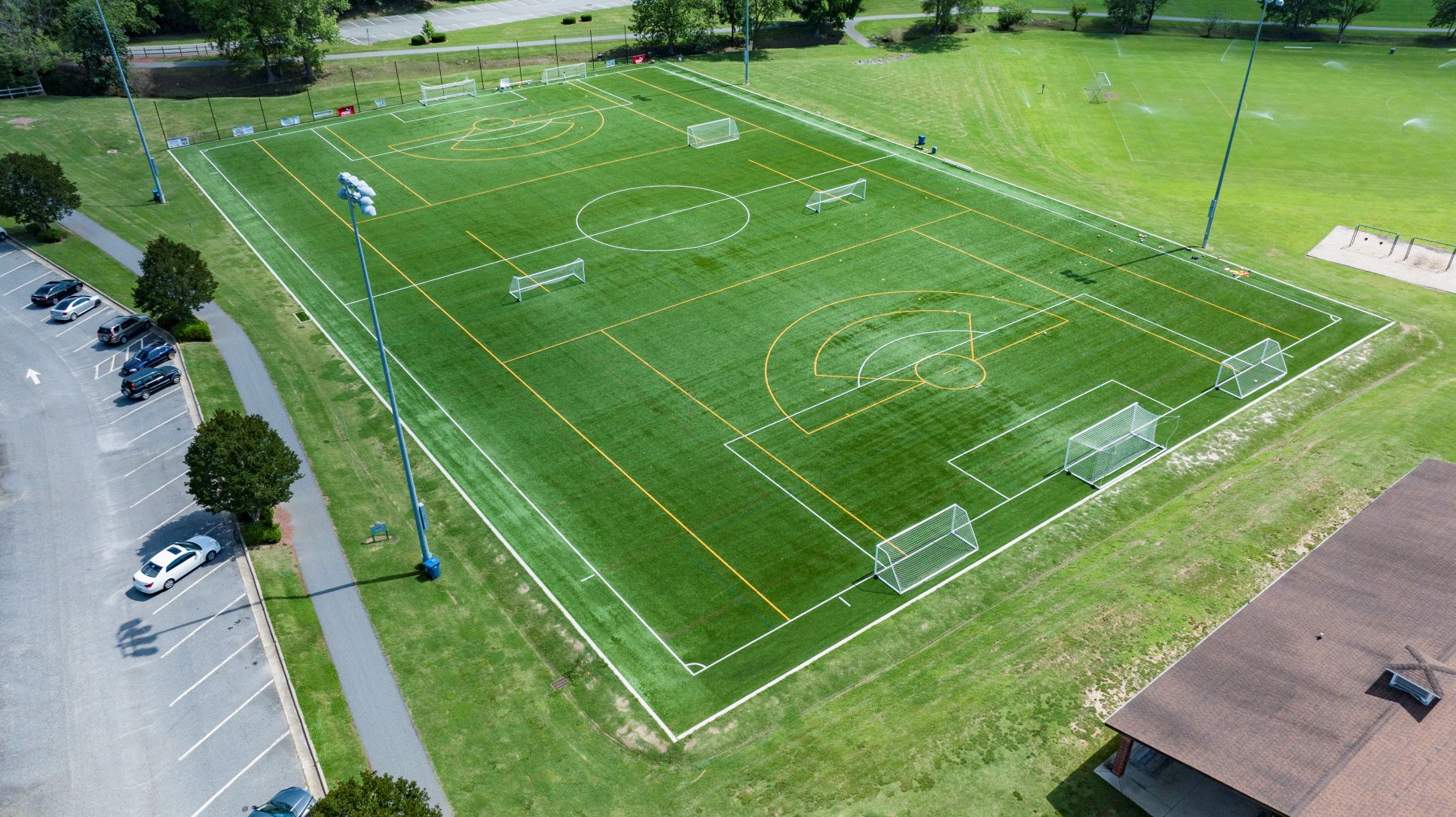 F2 artificial turf field