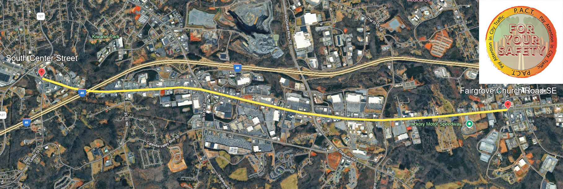 Hwy 70 SE map
