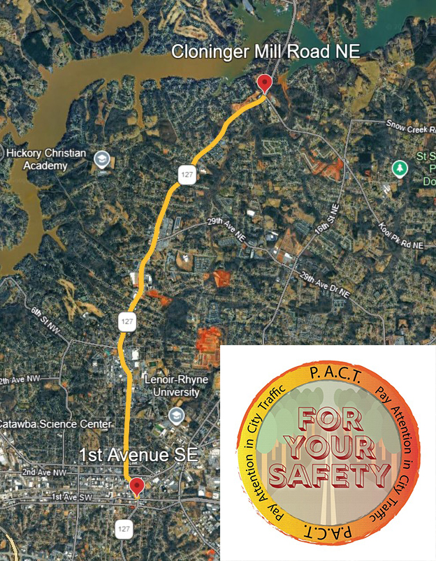 Hwy 127 N traffic enforcement map