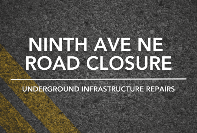 Ninth Ave NE road closure