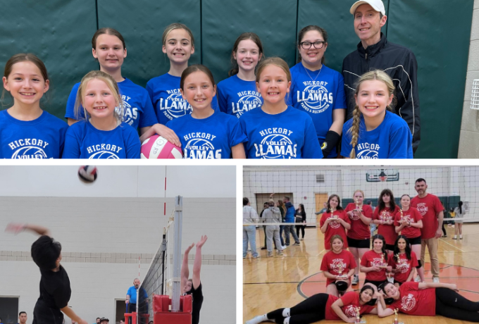 Youth volleyball teams