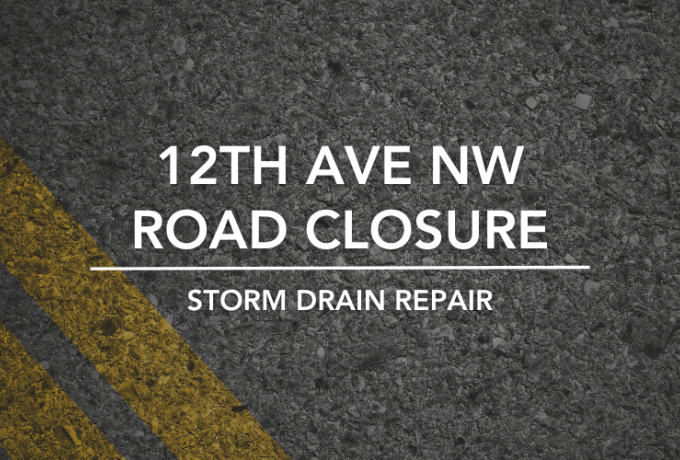 12th Ave NW Road Closure