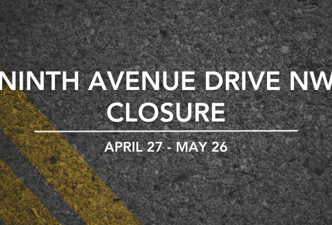 9th Ave Dr NW road closure