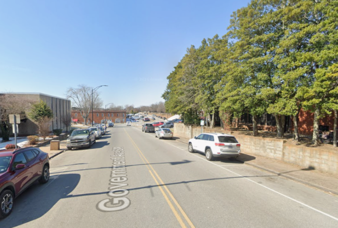 view of Government Avenue SW in downtown Hickory