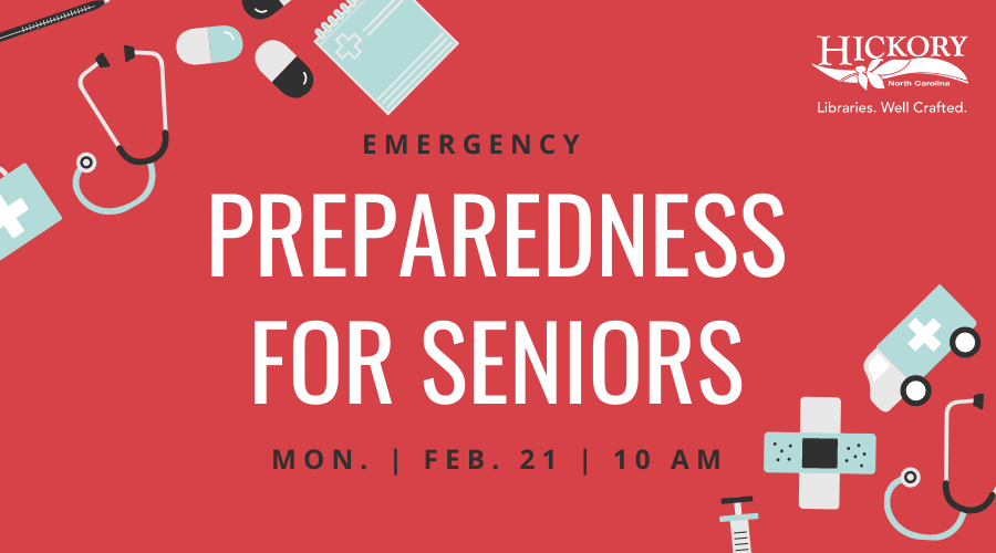 Emergency Preparedness for Seniors flyer
