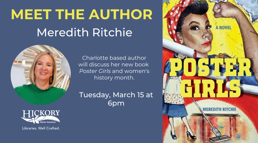 Flyer for Meet the Author Meredith Ritchie