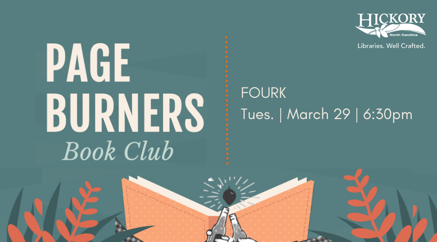 Page Burner Book Club logo