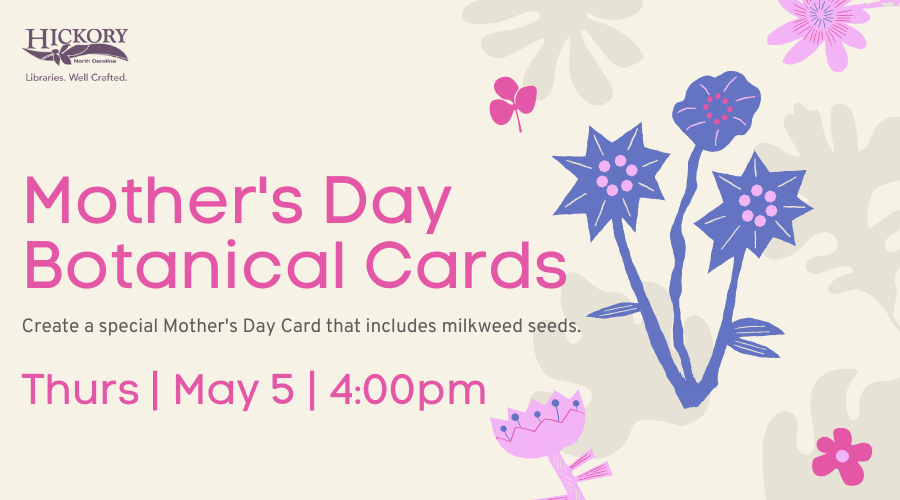 Mother's Day Botanical Cards flyer