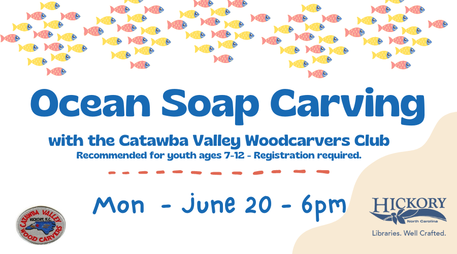 Ocean soap carving flyer