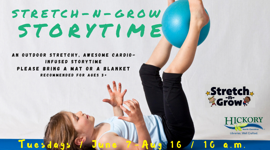 Stretch-n-Grow Storytime, Tuesday June 7 - Aug 16, 10:00am