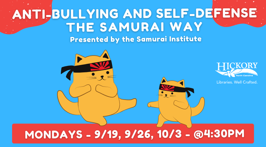 Anti-Bullying and Self-Defense the Samurai Way flyer