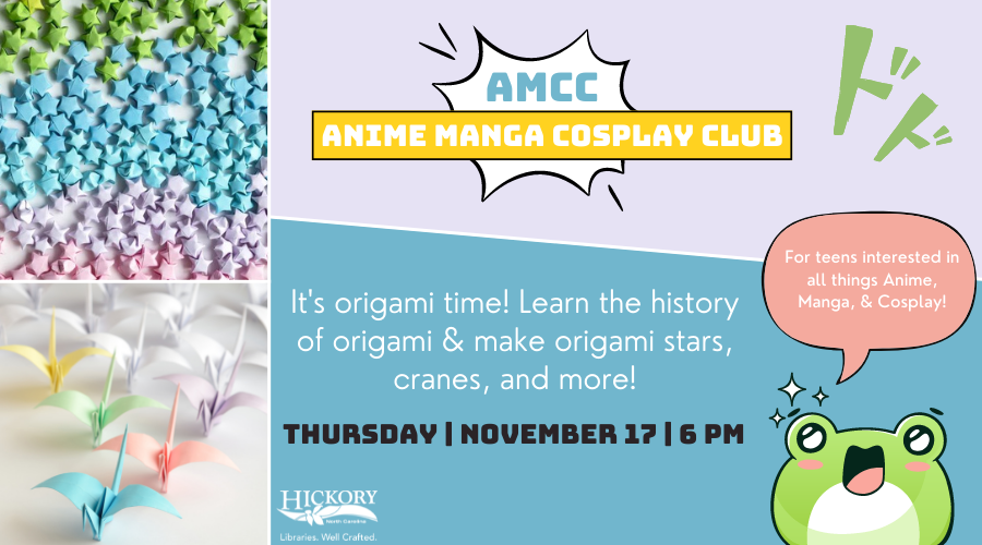Anime Manga Cosplay Club - Origami event