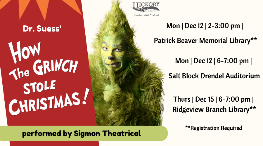 Dr. Seuss' How the Grinch Stole Christmas! flyer