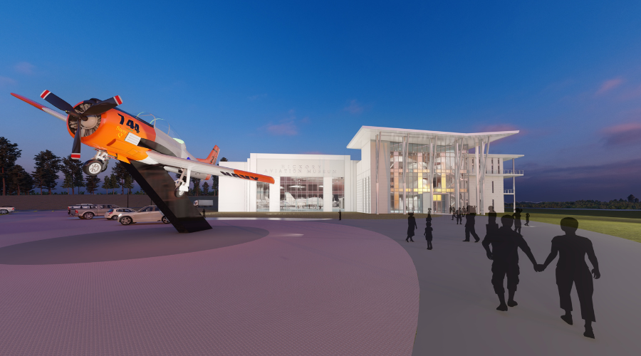 Hickory Aviation Museum rendering