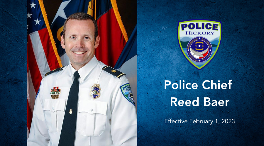 Major Reed Baer to be promoted to police chief, effective February 1, 2023