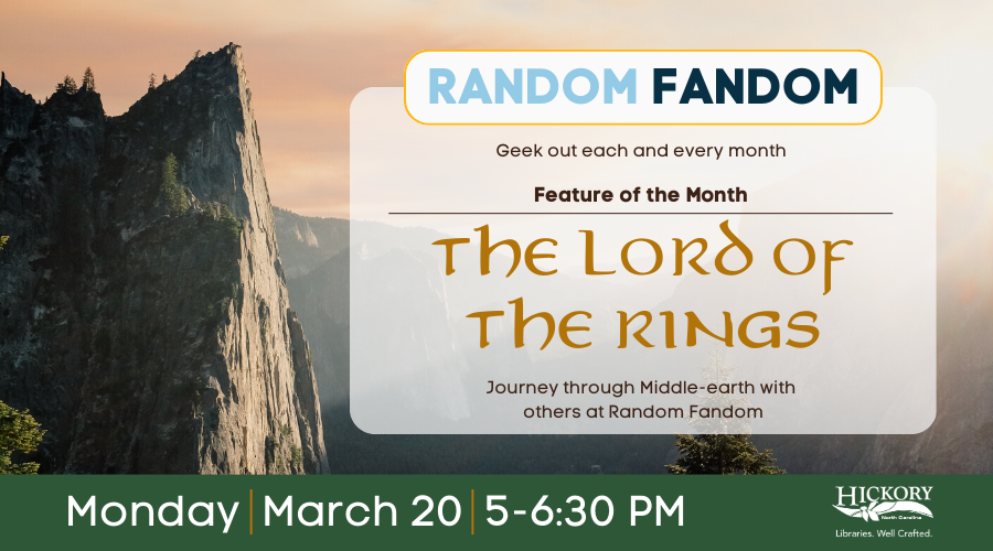 Random Fandom: Lord of the Rings