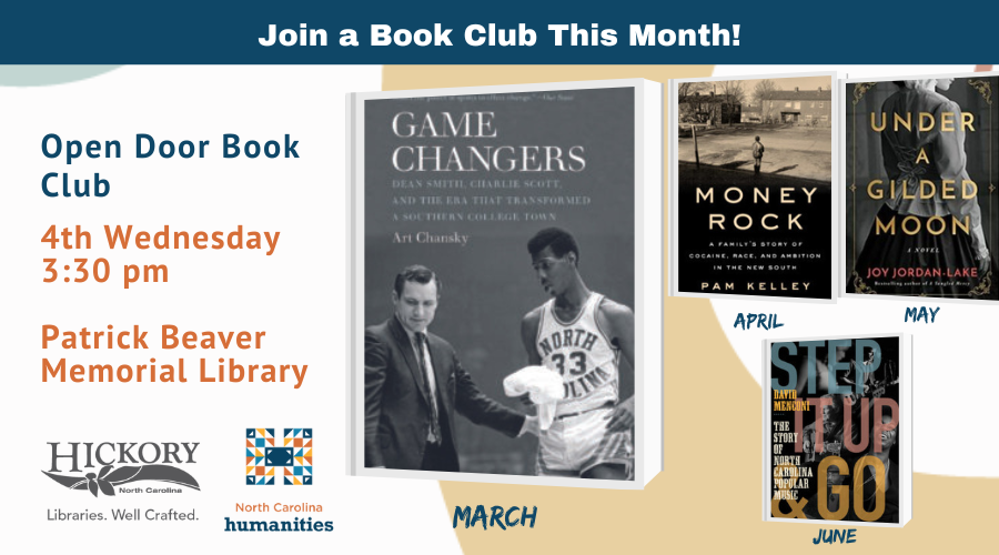 Open Door Book Club to Discuss Game Changers as Part of North Carolina Reads  