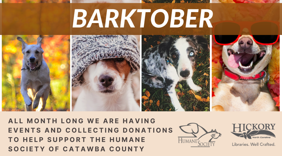 Celebrate Barktober with Hickory Public Library 