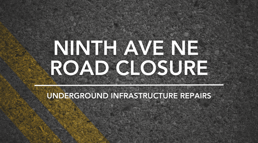 Ninth Ave NE road closure