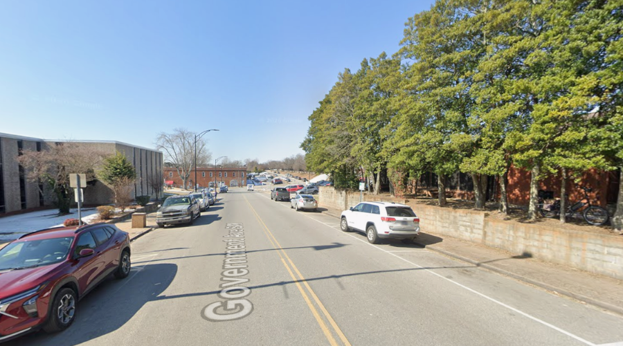 view of Government Avenue SW in downtown Hickory