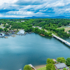 aerial of Lake Hickory