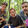 Mellow Swells band members in the woods